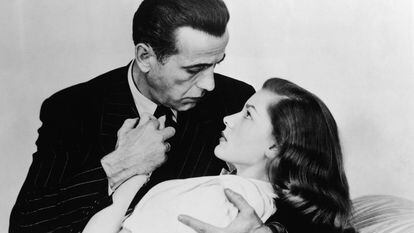 Humphrey Bogart con Lauren Bacall.