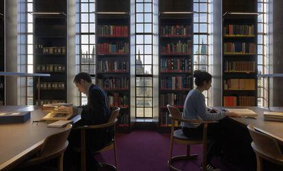 Sala de lectura en Oxford (Reino Unido), en una foto de archivo. 