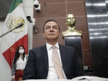 El secretario técnico del Senado, José Manuel del Río Virgen, en la Cámara alta en una imagen de junio de 2020.