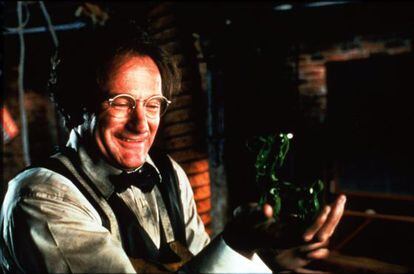 Escena de la película 'Flubber y el profesor chiflado' .