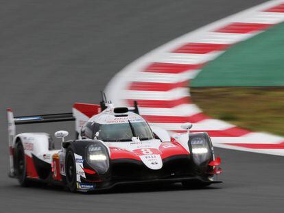 El coche de Alonso, en Fuji.