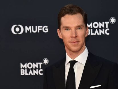 Benedict Cumberbatch en los premios Laureus celebrados en Mónaco en febrero de 2018.