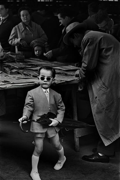 'Mercado de San Antonio, Barcelona', 1955. La Galería Blanca Berlín ha dedicado desde su apertura en 2007 cinco exposiciones individuales dedicadas a Masats.