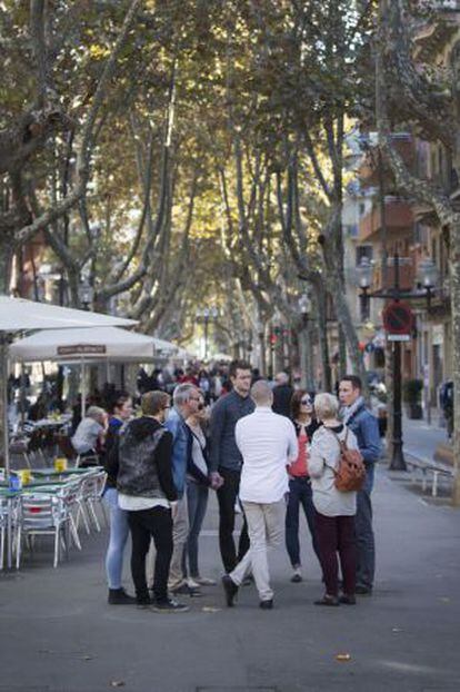 Imagen de la Rambla del Poblenou.