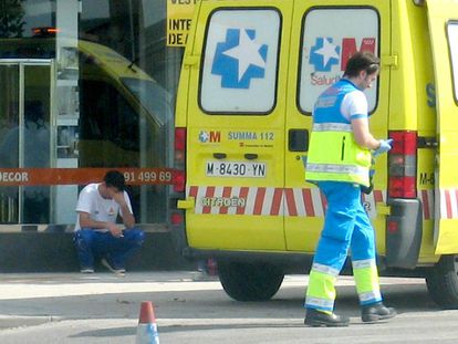 Una ambulancia del SUMMA.