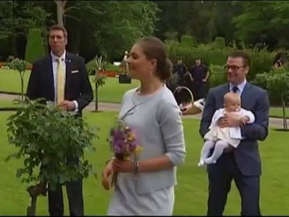 Victoria de Suecia da a luz a un niño