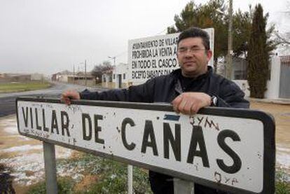 El alcalde de Villar de Cañas, José María Saiz.