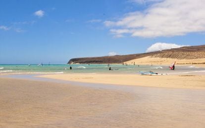 Playa de La Barca, en Pájara (Fuerteventura).