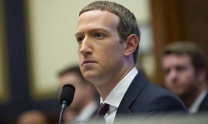 Mark Zuckerberg, el 23 de octubre en Washington.