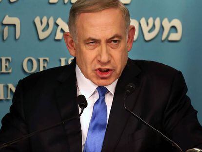 El primer ministro israelí, Benjamin Netanyahu, hace dos días.