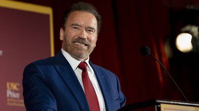  Arnold Schwarzenegger, en Los Ángeles (EE UU), el pasado febrero. En video, el mensaje compartido en redes sociales.