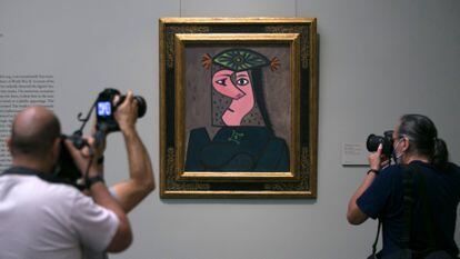 'Buste de Femme 43', el cuadro de Picasso que cuelga en el Prado desde julio de 2021.