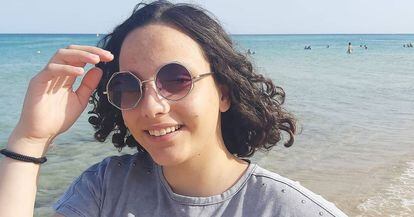Eya Guezguez, regatista tunecina de 17 años.