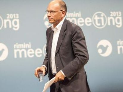 El primer ministro italiano Enrico Letta.