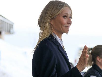 Gwyneth Paltrow leaves court Thursday, March 30, 2023, in Park City, Utah, after a jury found that Paltrow wasn’t to blame for a 2016 collision with a retired optometrist on a beginner run at a posh Utah ski resort during a family vacation. (Kristin Murphy/The Deseret News via AP) 


Associated Press/LaPresse

EDITORIAL USE ONLY/ONLY ITALY AND SPAIN
