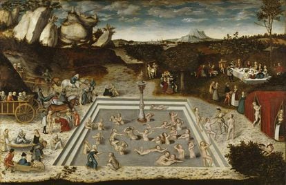 'La fuente de la eterna juventud', pintura de Lucas Cranach el Viejo