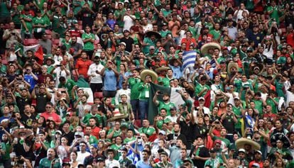 La afición de México durante la Copa América jugada en Estados Unidos