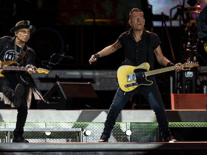 Bruce Springsteen, el viernes en su primer concierto en Barcelona.