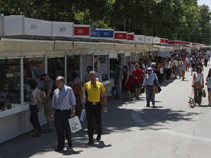 La Feria del Libro, este martes.