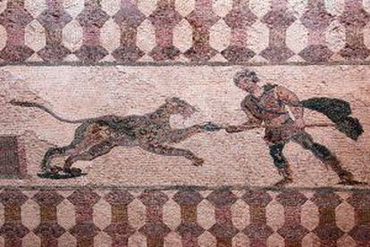 Mosaico del parque arqueológico de Pafos, en Chipre.