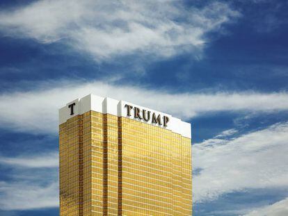 La ostentación en dorado del Trump International Hotel de Las Vegas.