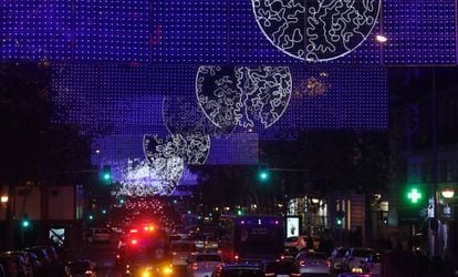 Encendido de las luces de Navidad en Madrid.