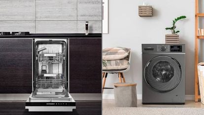 Adquiere estos dos modelos de lavavajillas y lavadora de la firma Schneider y disfruta de envío, instalación y posterior retirada del antiguo aparato gratis.