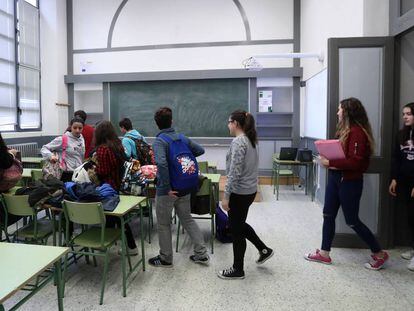 Un instituto en Zamora. 