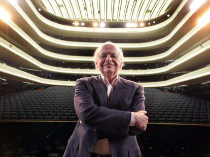 Lorin Maazel, en el Palau de les Arts de Valencia, de cuya orquesta asumi&oacute; la direcci&oacute;n en 2006.