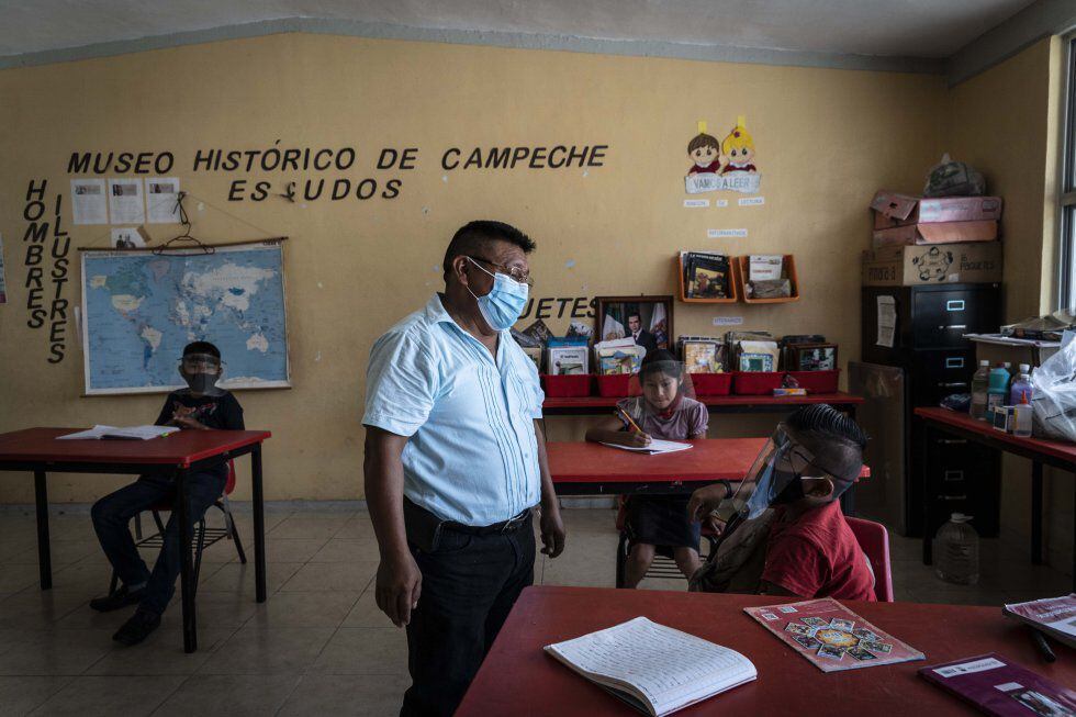 Para garantizar la reapertura de escuelas ha sido indispensable la vacunación de los 5.072 maestros del Estado de Campeche.