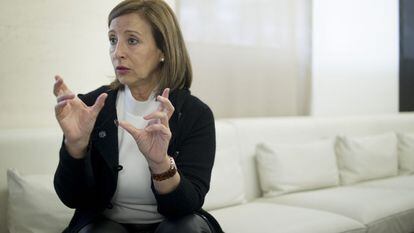 La exalcaldesa de Jerez Pilar Sánchez, en la entrevista.