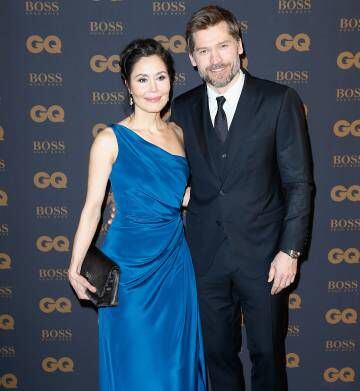 Nikolaj Coster-Waldau (Jaime Lannister) con su mujer, la cantante groenlandesa Nukâka, con la que lleva 17 años casado.