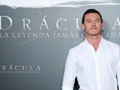 Luke Evans, en Madrid el pasado martes.