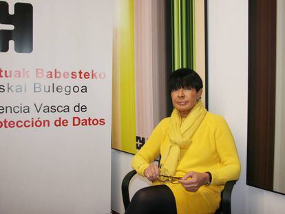 Margarita Ur&iacute;a Etxebarria, directora de la Agencia Vasca de Protecci&oacute;n de Datos.