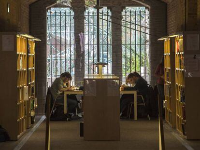 Biblioteca de la Universidad Pompeu Fabra.