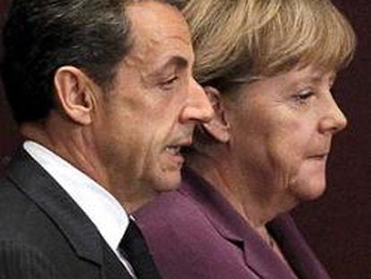 Angela Merkel y Nicolas Sarkozy, en la pasada cumbre del G20 celebrada en Cannes.