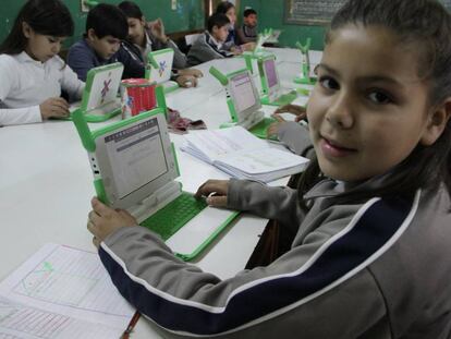 Estudiantes en Paraguay. 