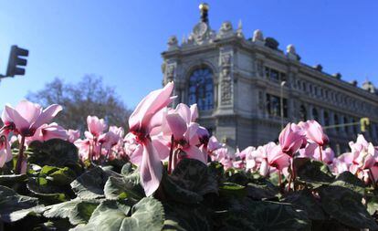 Fachada del Banco de España.