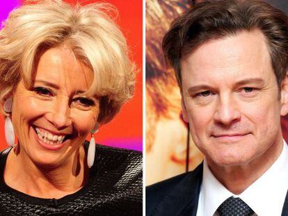 Emma Thompson y Colin Firth. 