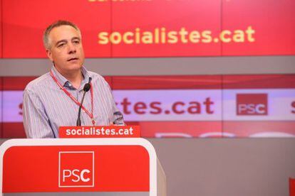 Pere Navarro, alcalde de Terrassa, en un acto del PSC