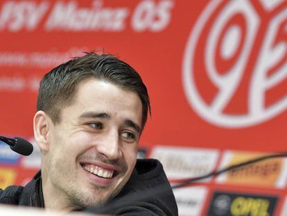 Bojan Krkic, en el Opel Arena de Mainz.