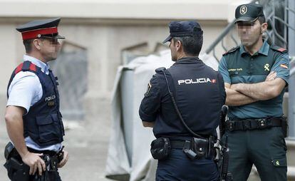Reunión de coordinación en Barcelona de los cuerpos de seguridad sobre el 1-O.