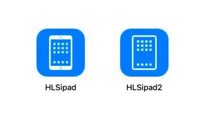 A la derecha, el icono con el presunto diseño del iPad Pro de 2018 comparado con su predecesor