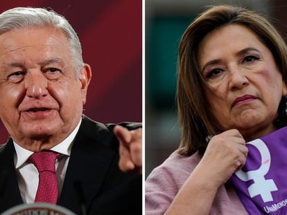 Andrés Manuel López Obrador y Xóchitl Gálvez.