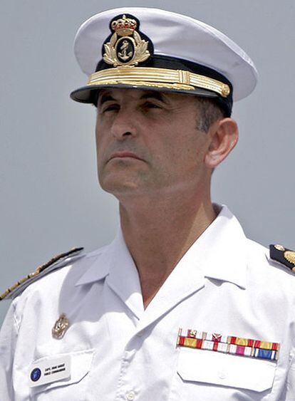 Juan Garat, comandante de la fuerza europea en el océano Índico.