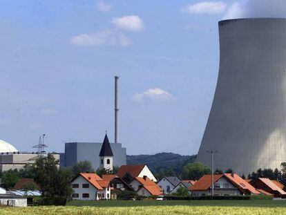 El pueblo de Ohu, junto a la central nuclear de Eschenbach (Bavaria).