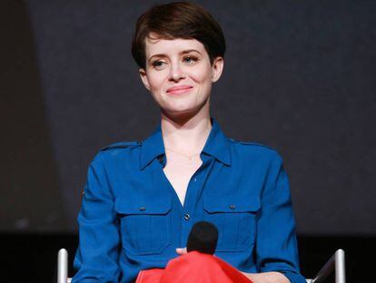 La actriz Claire Foy durante un acto en California el pasado 27 de abril. 