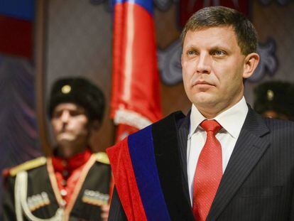 El l&iacute;der separatista de Donetsk, Alexander Zakharchenko.