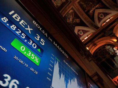 El Ibex resiste a un mes de agosto plagado de sobresaltos con una caída del 1,76%