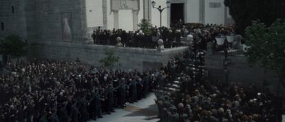 El funeral de las chicas de Alcàsser, en '75 días'.